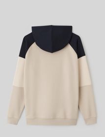 Sweat colorblock à capuche