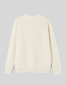 Pull matière fantaisie