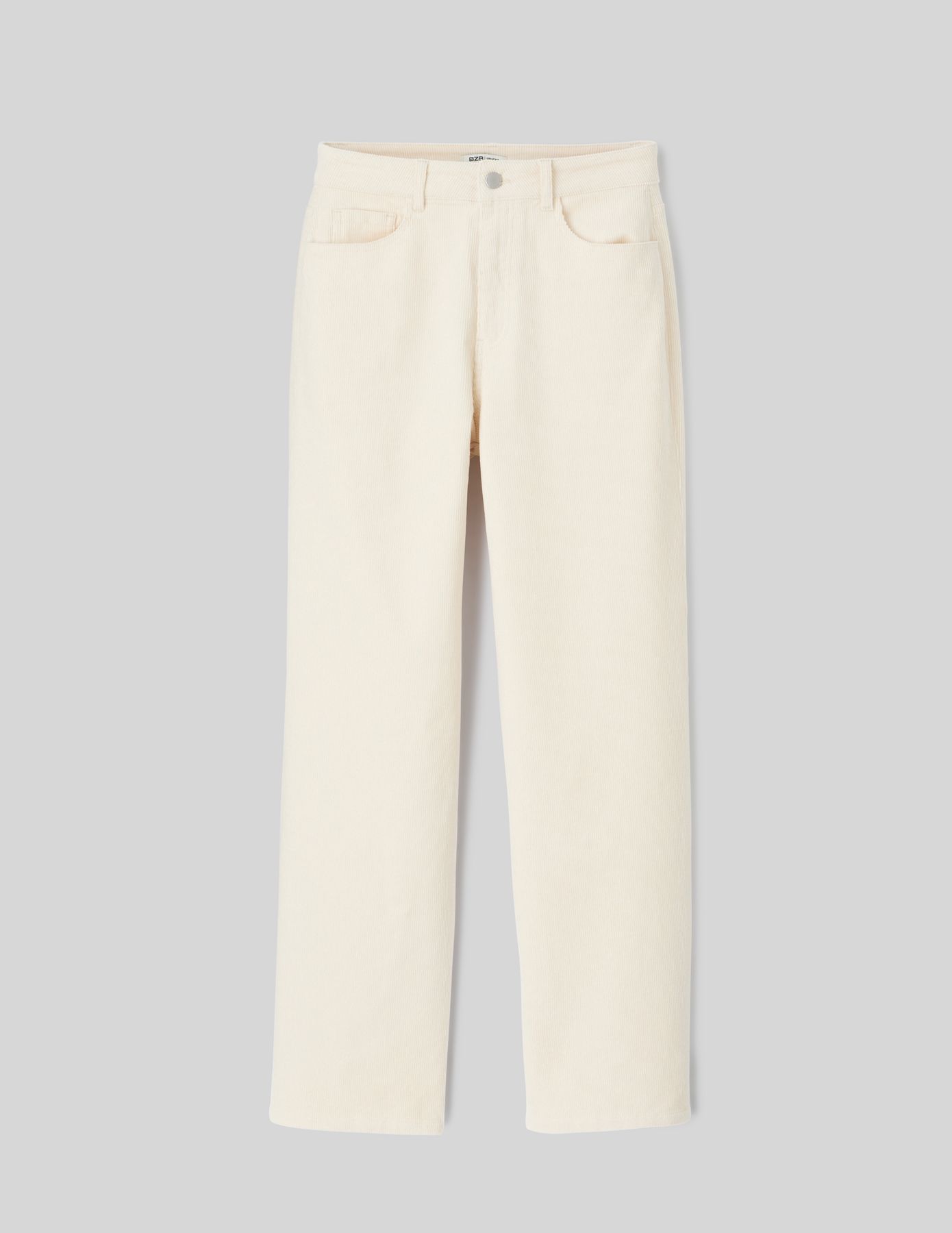 Pantalon straight velours