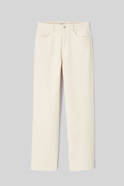 Pantalon straight velours