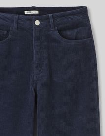 Pantalon wide leg velours
