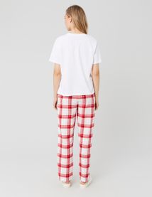 Bas de pyjama à carreaux