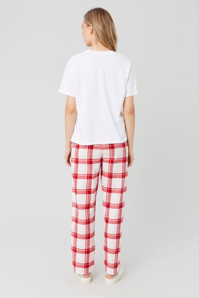 Bas de pyjama à carreaux