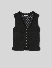 Gilet sans manches crochet