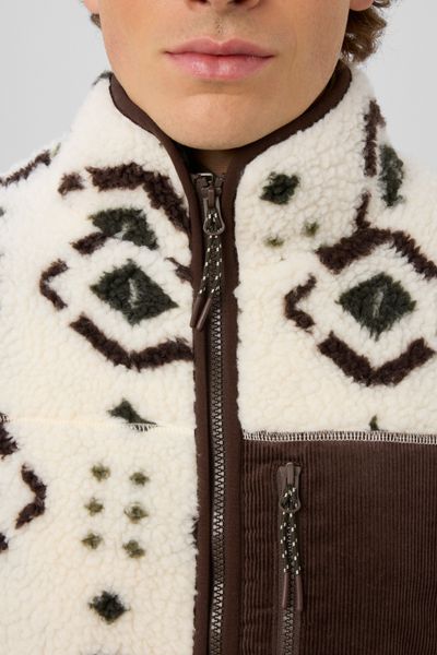 Veste zipp&eacute;e imprim&eacute;e