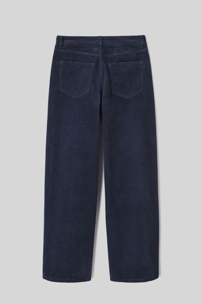 Pantalon wide leg velours