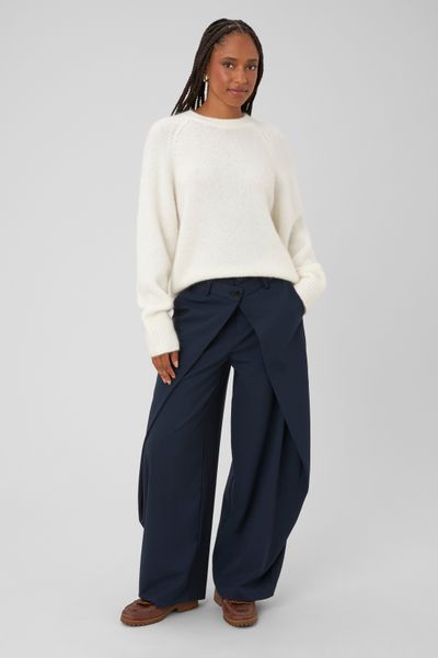 Pull col rond premium