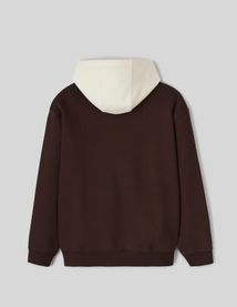Sweat à capuche colorblock