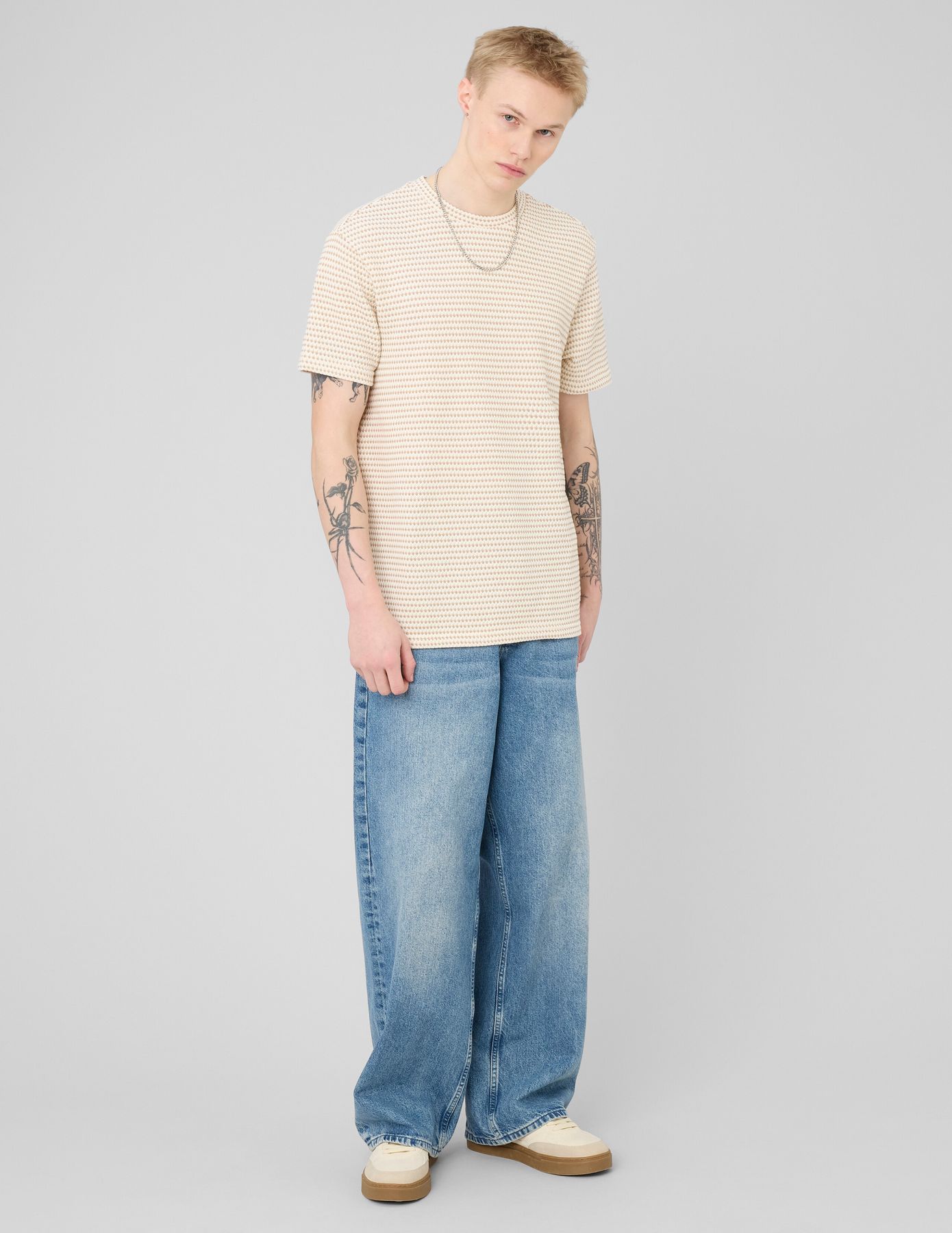 T-shirt rayures tricot