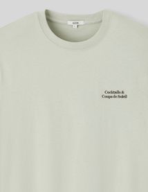 T-shirt broderie poitrine