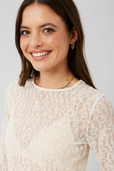 T-shirt dentelle