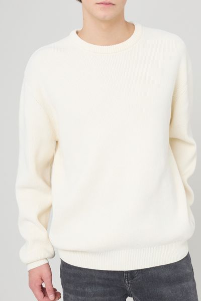 Pull chenille col rond