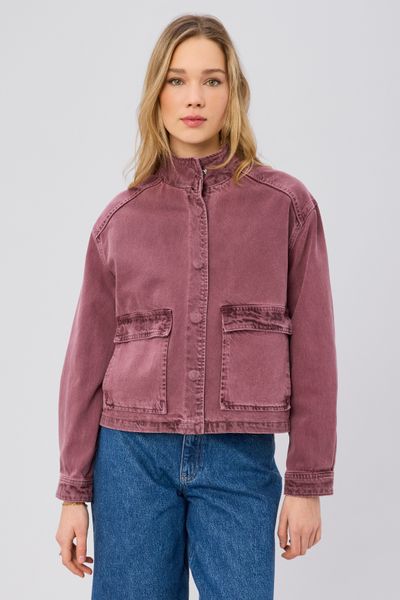 Veste col montant