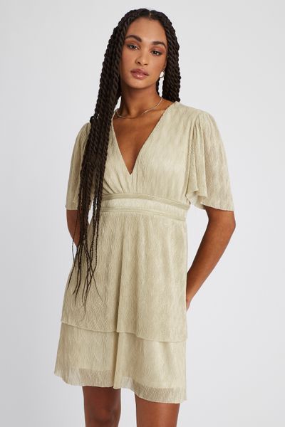 Robe courte brillante