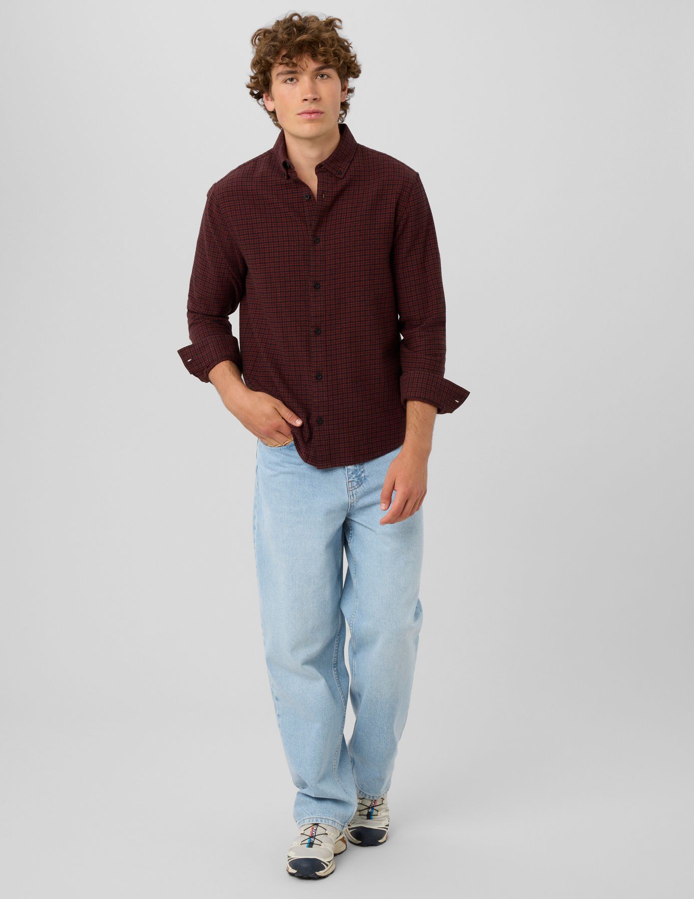 Chemise &agrave; carreaux