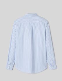 Chemise rayée droite