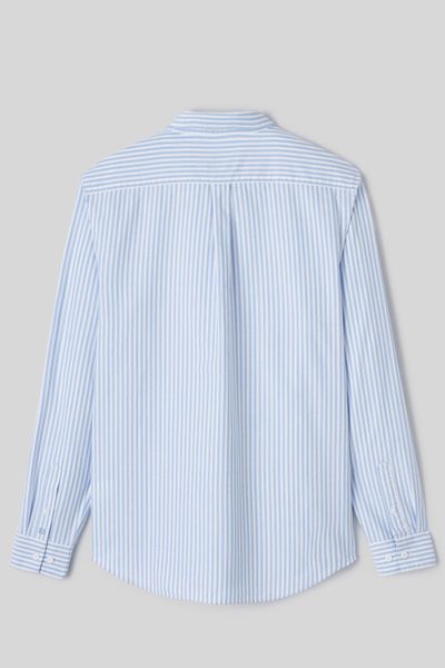 Chemise rayée droite