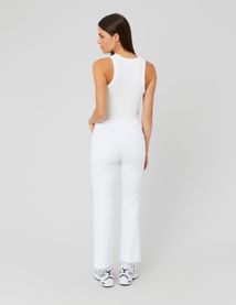Jean flare cropped