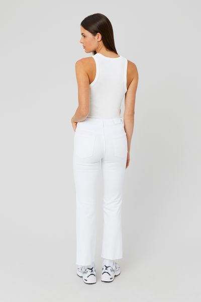 Jean flare cropped