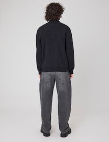Pull col polo zippé