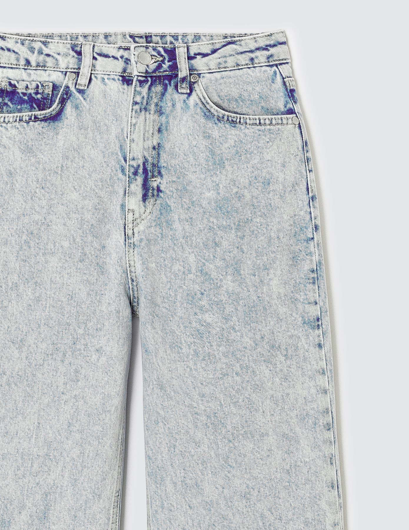 Jean straight taille haute