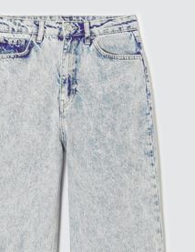Jean straight taille haute