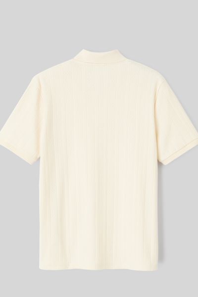 Polo maille fantaisie