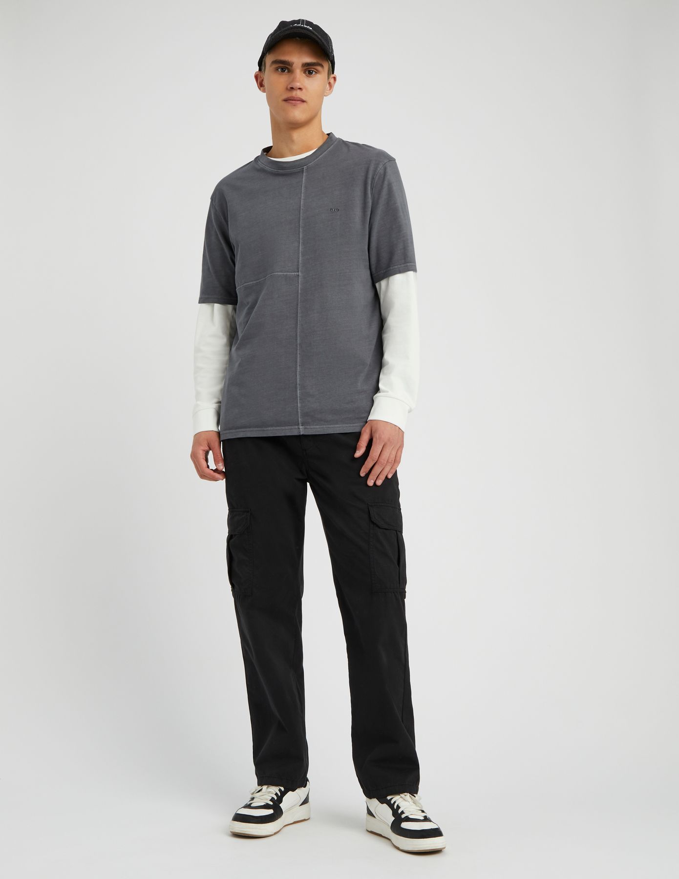 Jogger cargo bas droit