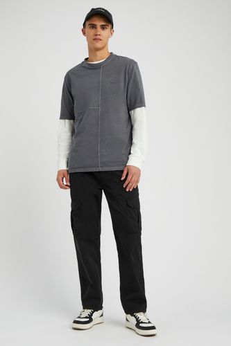 Jogger cargo bas droit