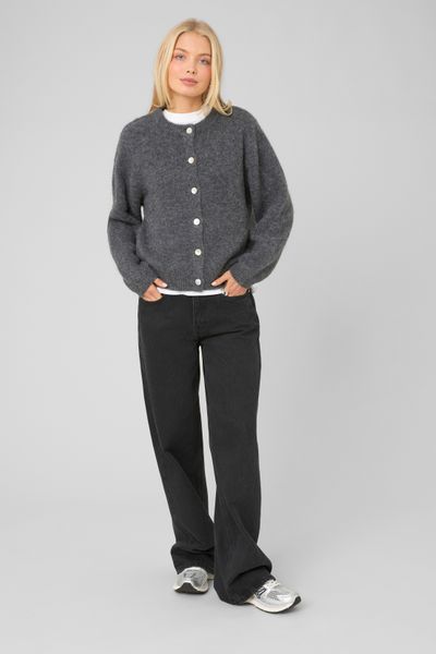 Gilet boutonn&eacute; col rond