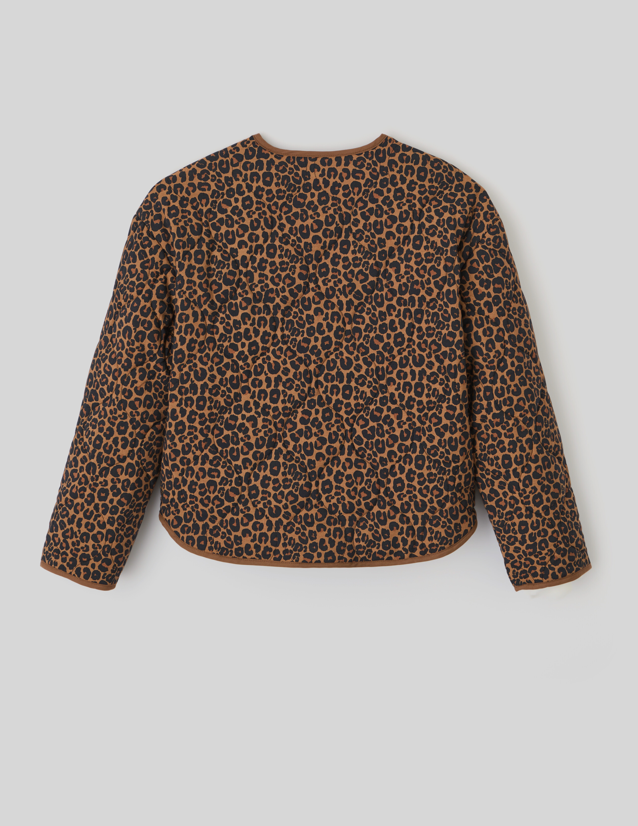 Veste matelassée léopard