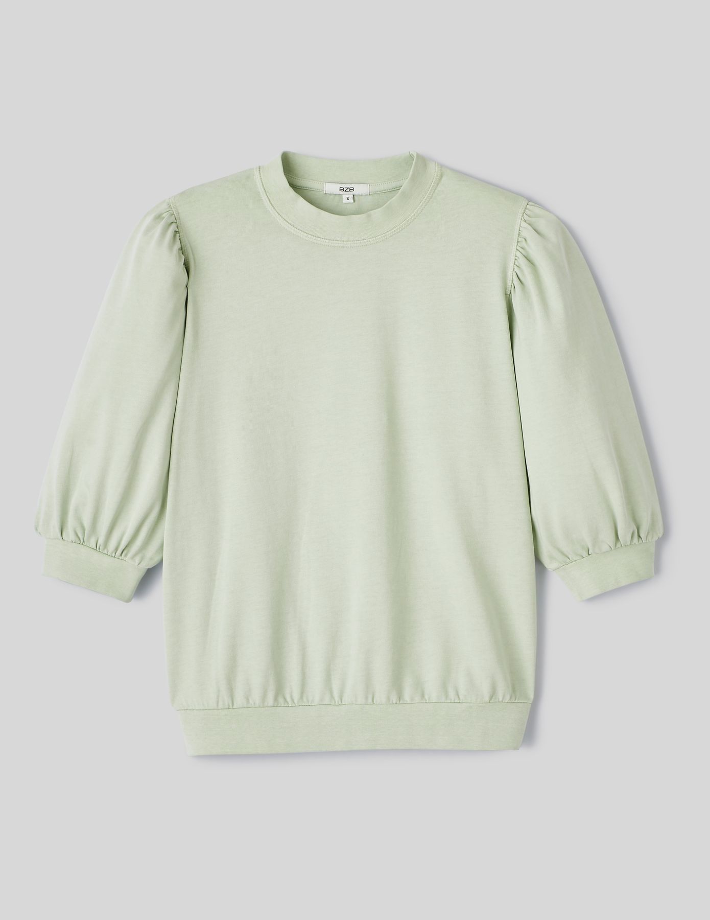 Sweat délavé avec fronces