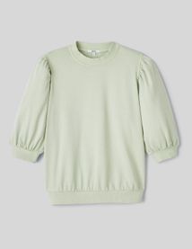 Sweat délavé avec fronces