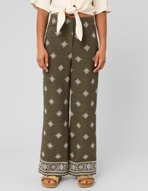 Pantalon brod&eacute;