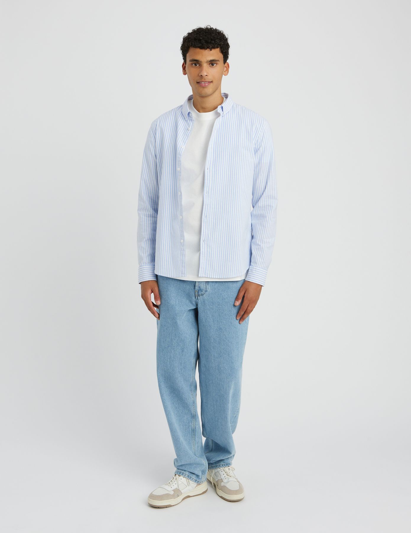 Chemise rayée ajustée