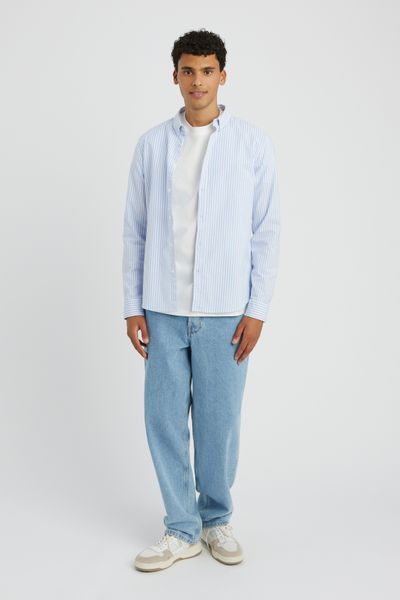 Chemise rayée ajustée
