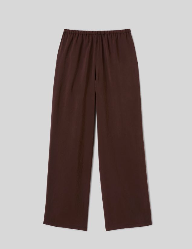 Pantalon fluide taille &eacute;lastiqu&eacute;e
