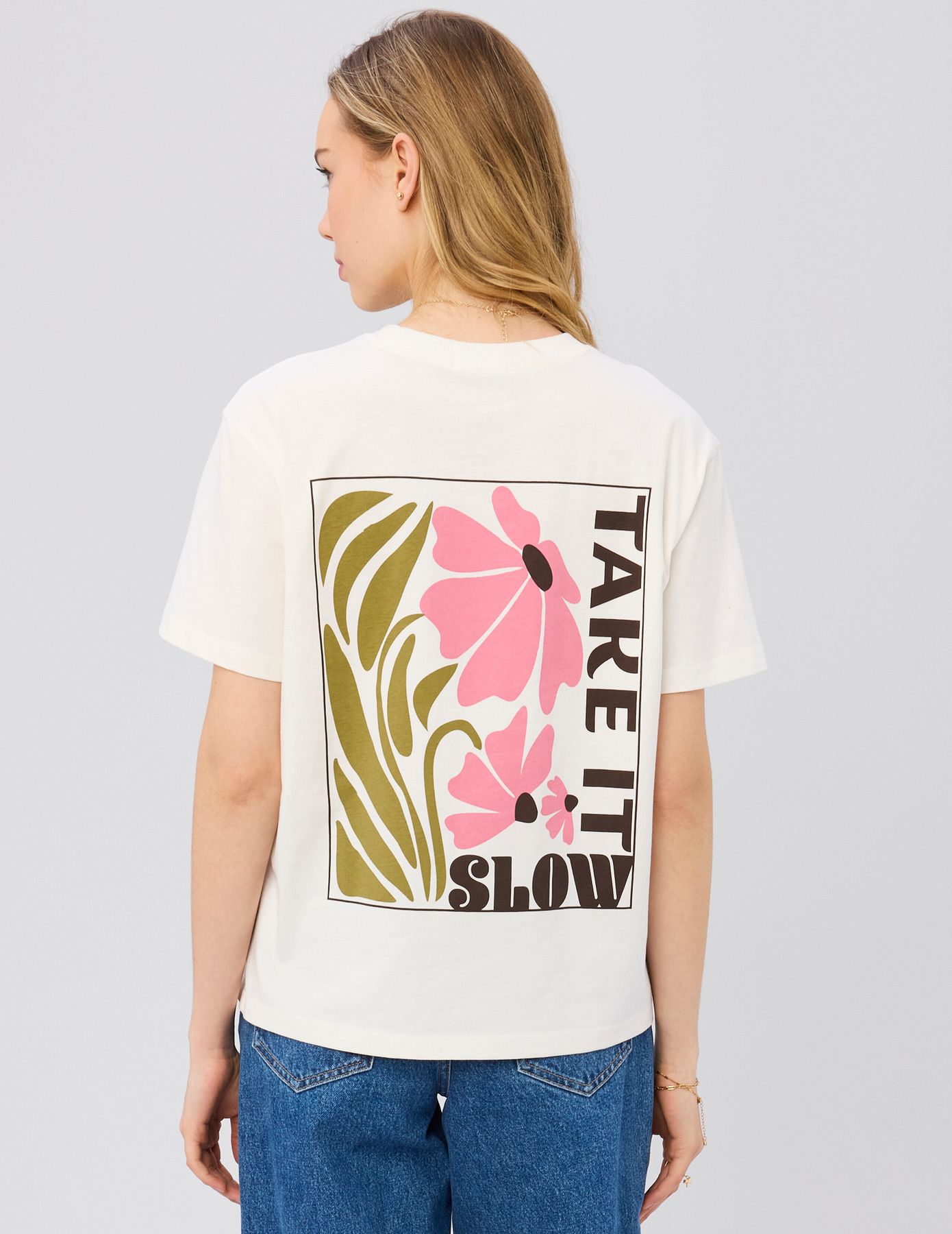 T-shirt imprim&eacute; devant/dos