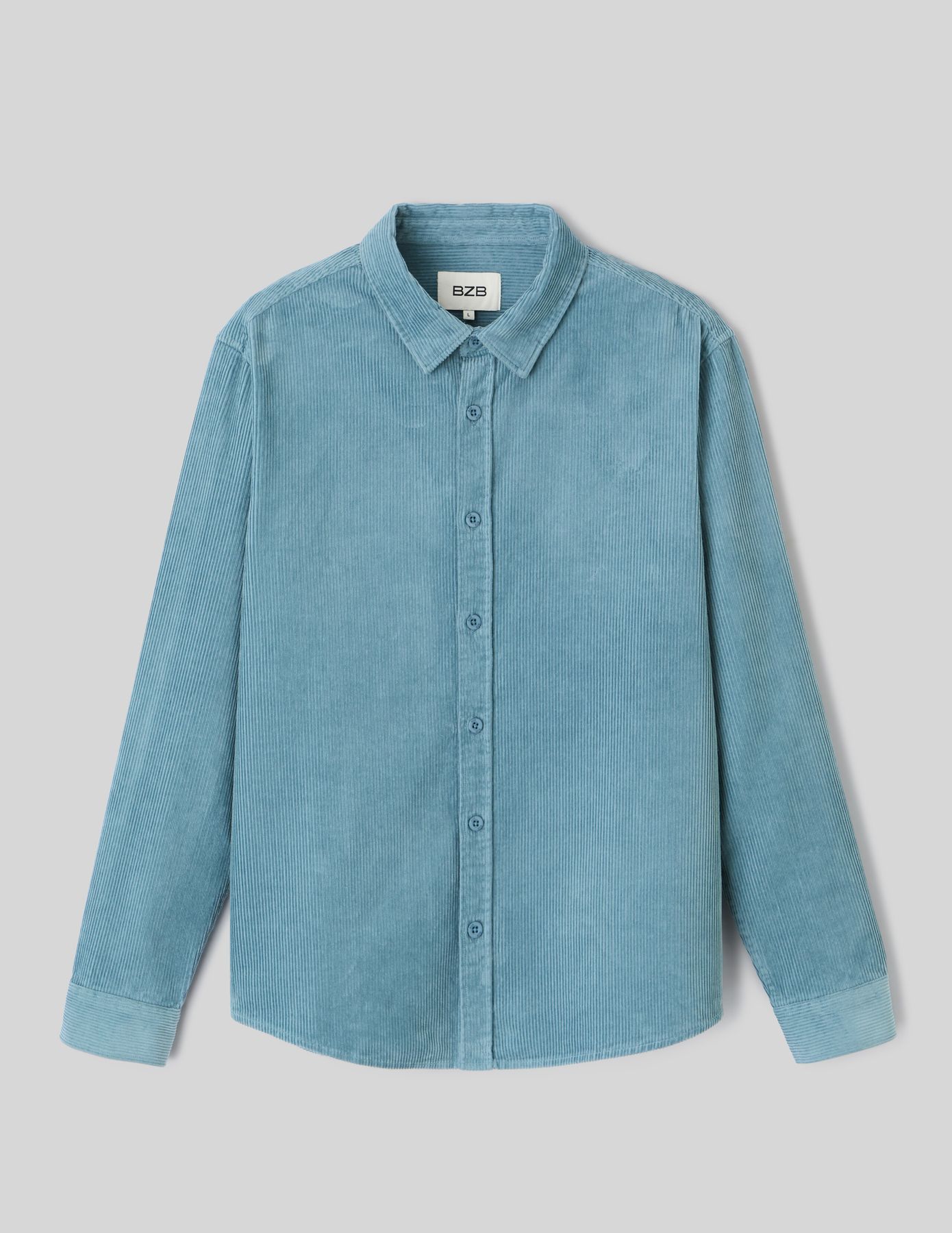 Chemise droite en velours