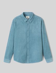 Chemise droite en velours