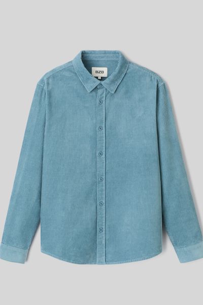 Chemise droite en velours