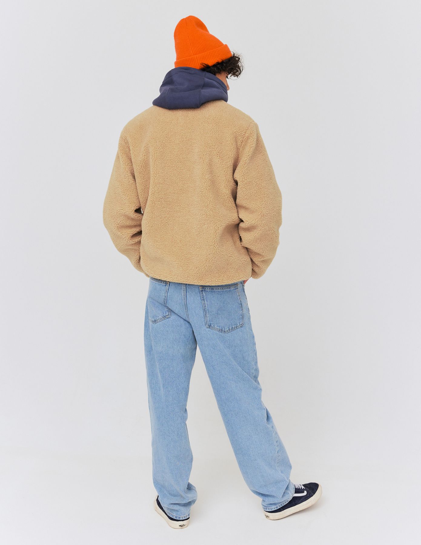 Blouson sherpa zipp&eacute;