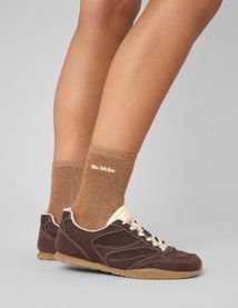 Lot de 2 paires de chaussettes brod&eacute;es