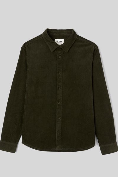 Chemise en velours c&ocirc;tel&eacute;