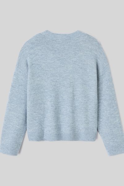 Pull col V pailleté