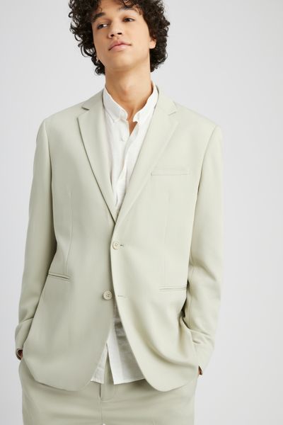 Veste de costume coupe droite