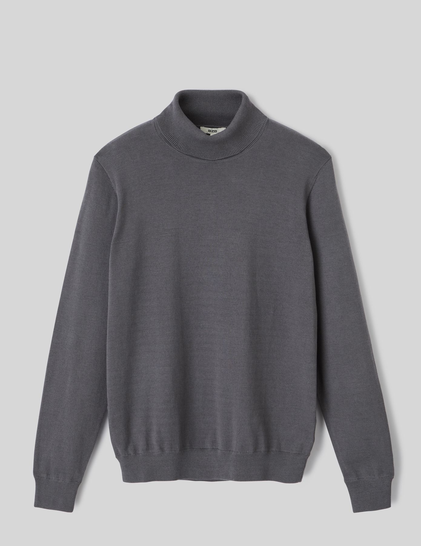 Pull col roulé