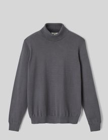 Pull col roulé