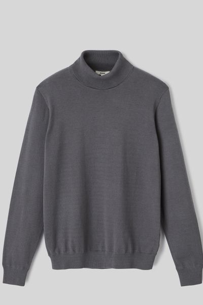 Pull col roulé