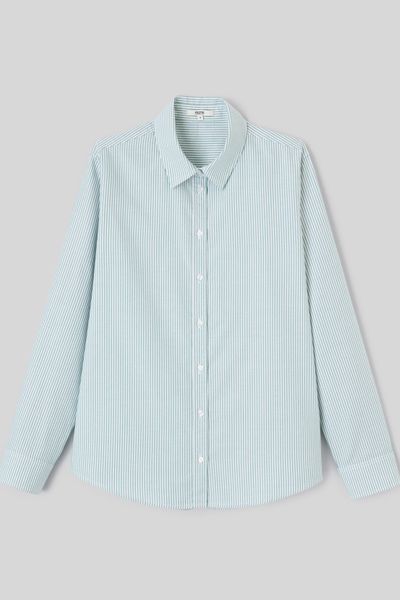 Chemise ray&eacute;e manches longues